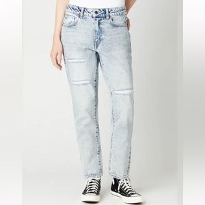 NWT Buffalo David Relaxed Madison Boy- Friend Women’s Jeans Size 28.(Indigo).